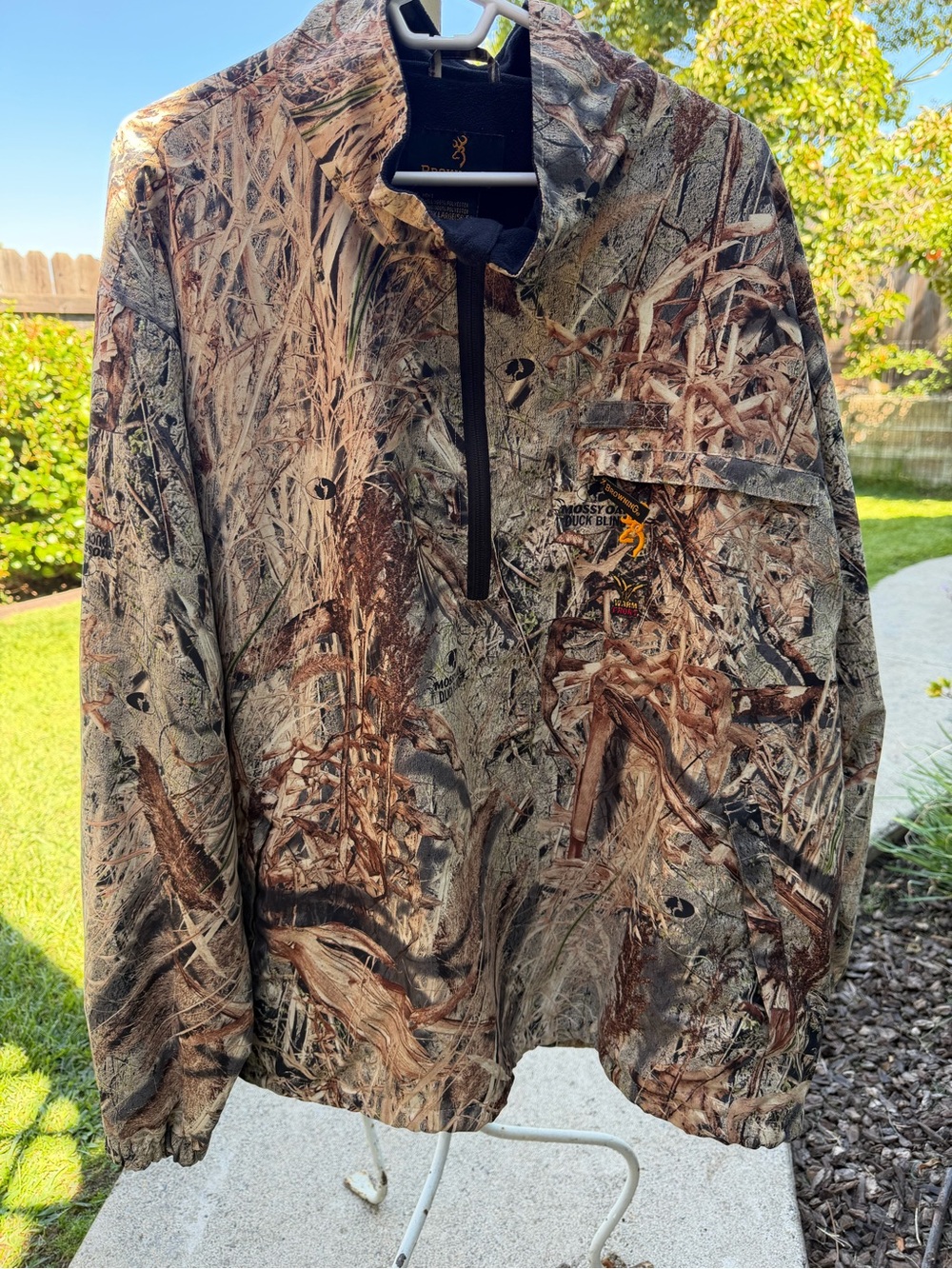 Browning Men's Lightweight Camo Shirt Jacket - Brown/Green